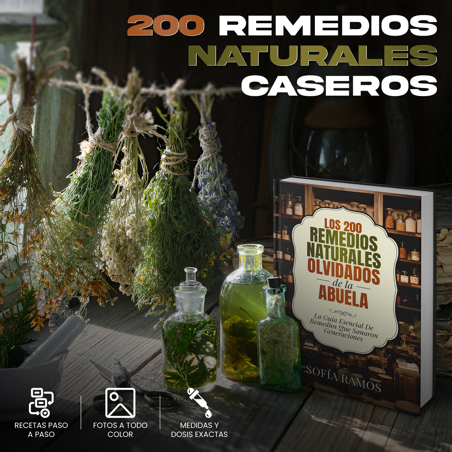Los 200 Remedios Naturales Olvidados de la Abuela | Spanish Book